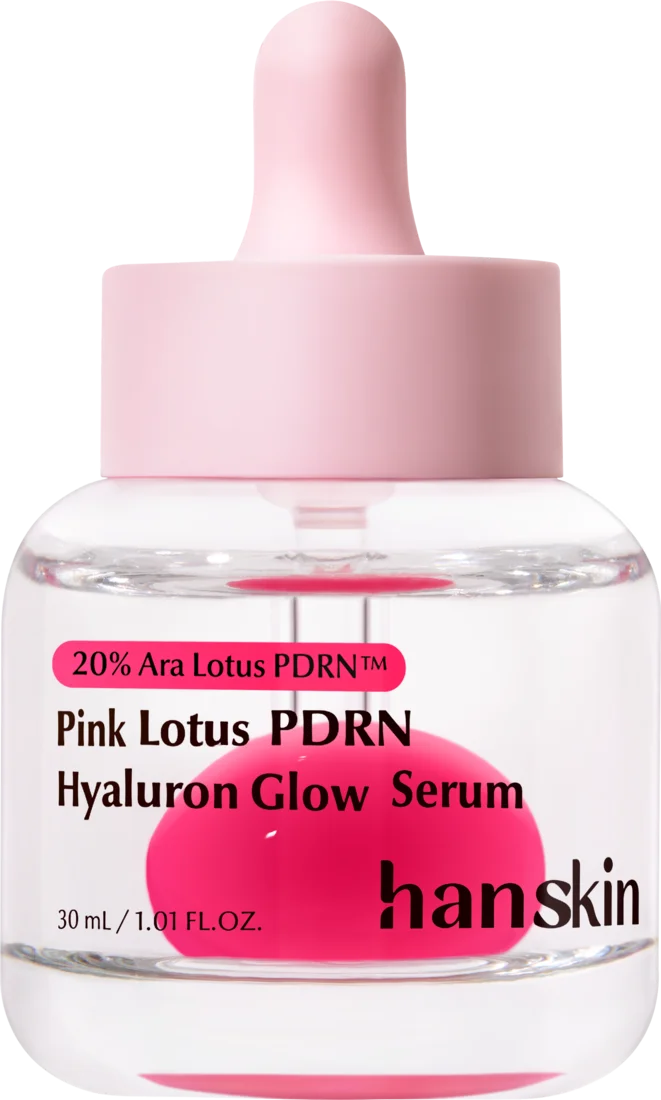 Hanskin Pink Lotus PDRN Hyaluron Glow Serum