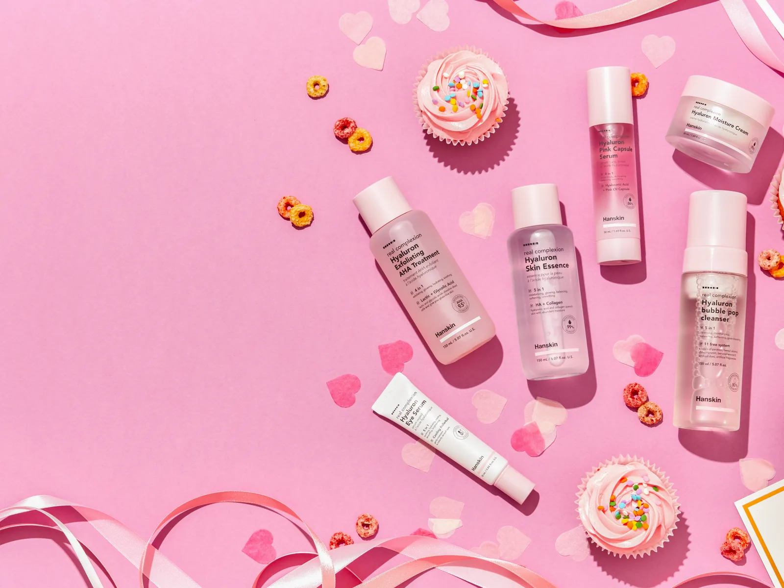 Средства гиалуроновой линейки Hanskin Real Complexion