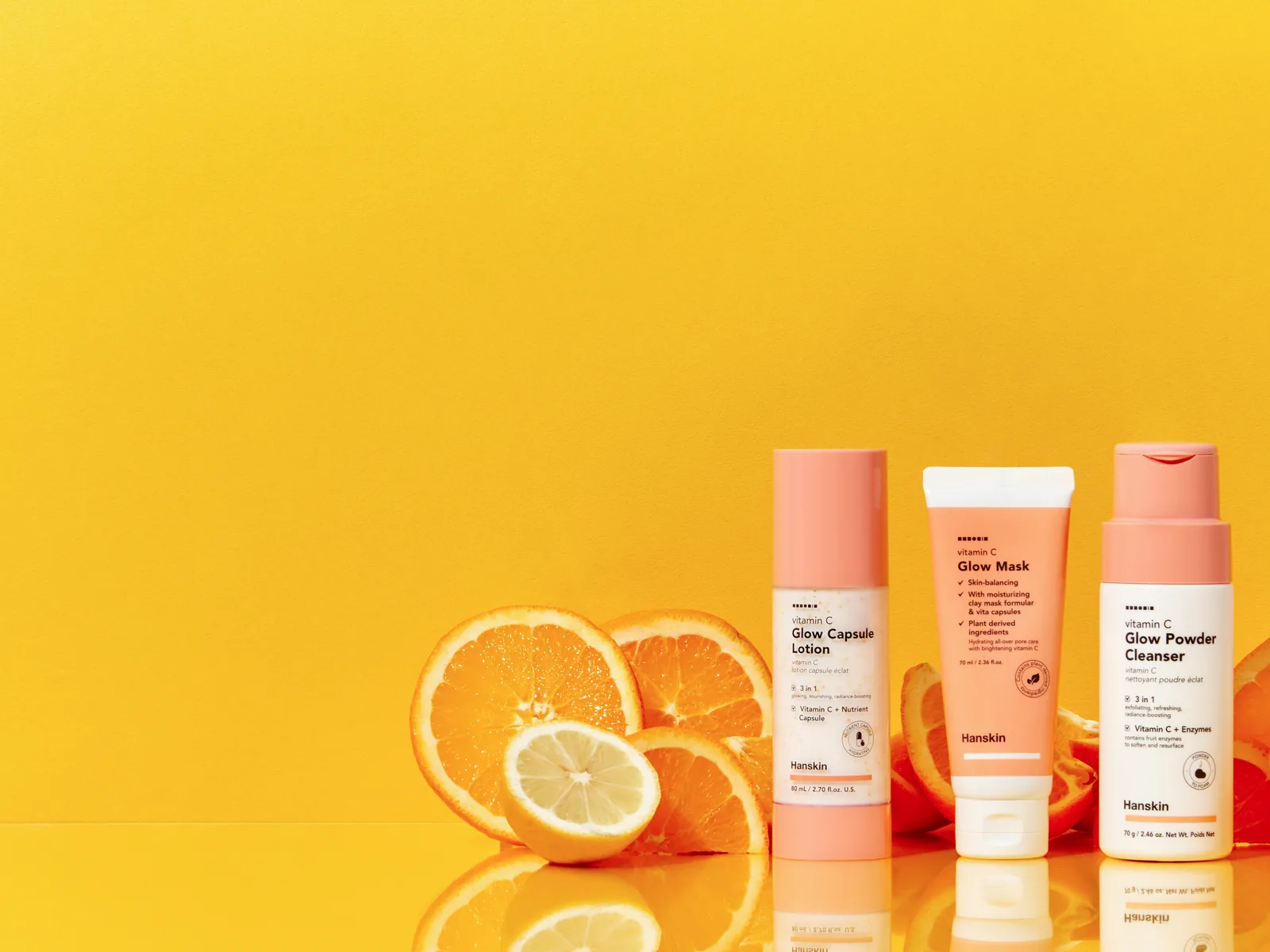 Линейка Vitamin C Glow с апельсинами
